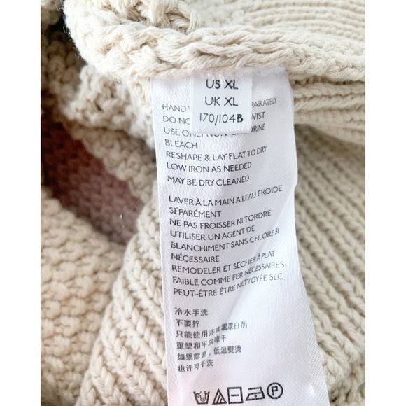 Nwt Anthropologie Marci Dip Dye Cable Knit Ombre Soft Girl Sweater - Picture 11 of 11